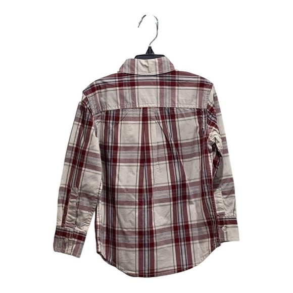 Nordstrom Plaid Button Down Shirt Size 3 - Picture 2 of 2